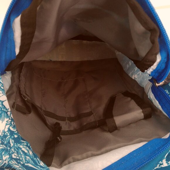 JANSPORT Superbreak Backpack Big Student Midnight Sky Floral Stripe Water Repel - Picture 12 of 15